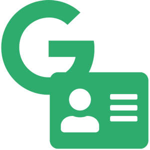 Google My Business Card Icon Google My Business Card Icon